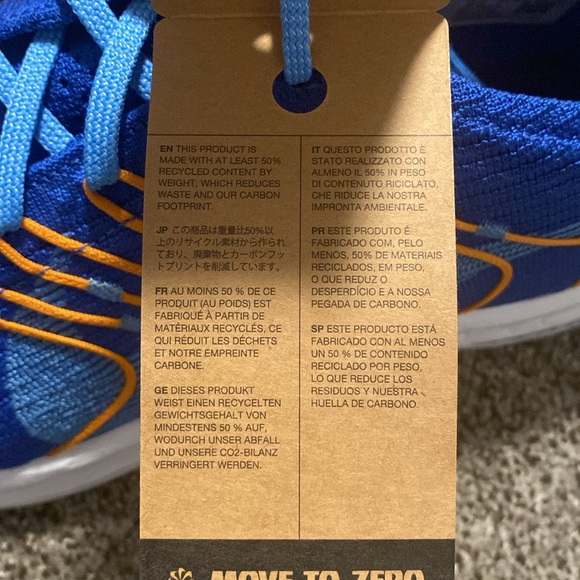 Nike ZoomX Blue and Orange Athletic Shoes - Picture 14 of 14